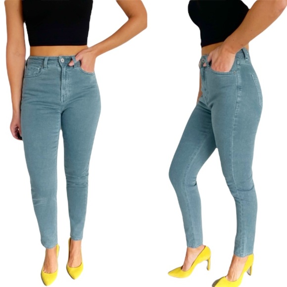 American Eagle light green high waisted jeans size 000 - Picture 1 of 6